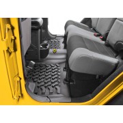Комплект задних ковриков для 4-х дверного Jeep Wrangler JK 2007-2018.