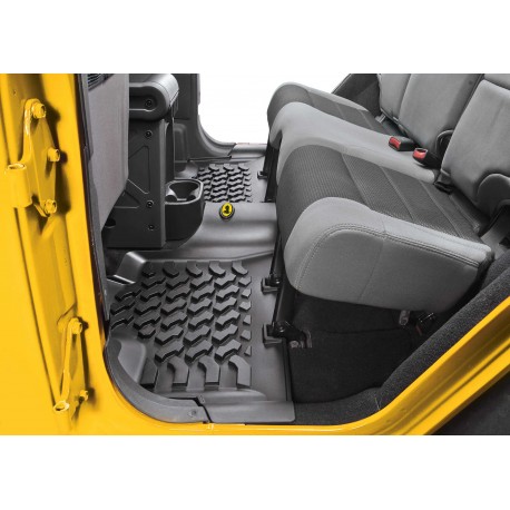 Комплект задних ковриков для 4-х дверного Jeep Wrangler JK 2007-2018.