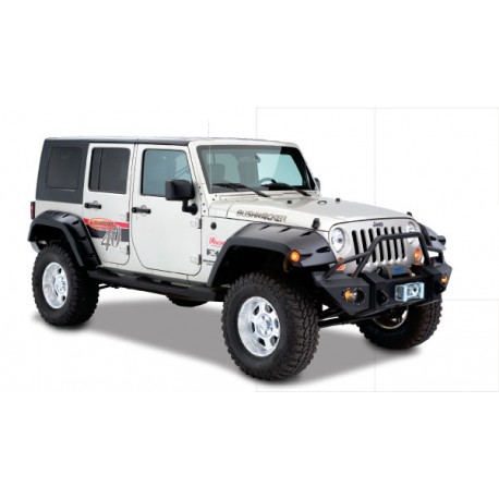 Расширители арок Bushwacker, для 4-х дверного Jeep Wrangler JK 2007-2018