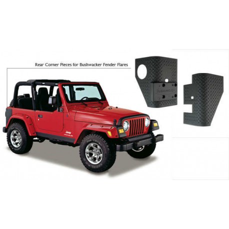 Защита задних крыльев на Jeep Wrangler TJ