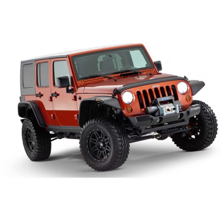 Расширители арок Bushwacker, для 4-х дверного Jeep Wrangler JK 2007-2018